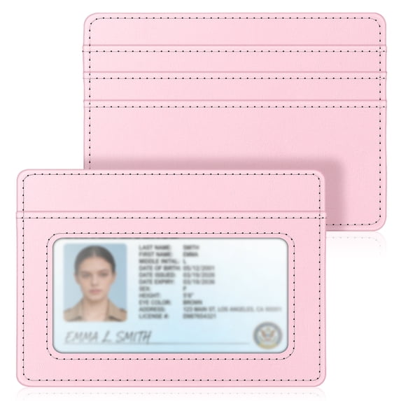 Fintie Credit Card Holder with ID Window, RFID Blocking PU Leather Slim Wallet Sleeve for Men Women