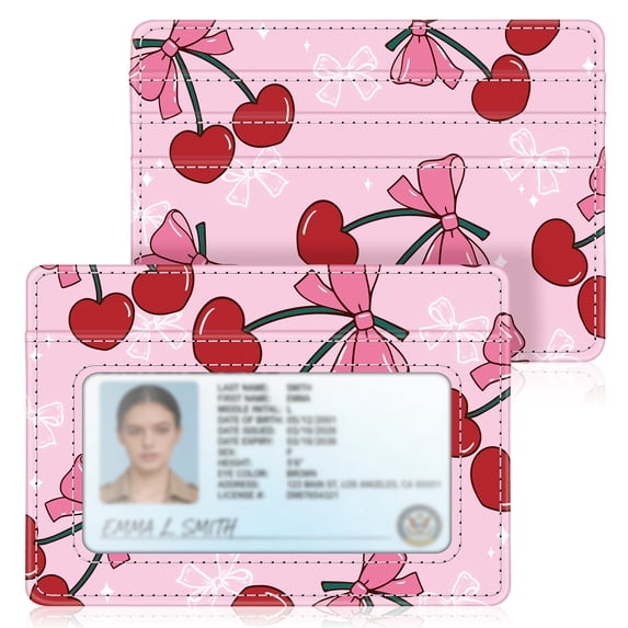 Fintie Credit Card Holder with ID Window, RFID Blocking PU Leather Slim Wallet Sleeve for Women