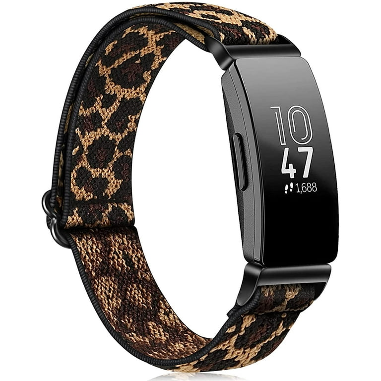 Fintie Elastic Band for Fitbit Inspire 2 Inspire HR Inspire Adjustable Stretchy Nylon Loop Band Breathable Replacement Strap Accessory Wristband