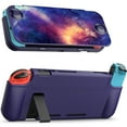 thumbnail image 1 of Fintie Flip Case for Nintendo Switch 2017 - [Screen Safe] Slim Protective Soft TPU Shell with Magnetically Detachable Front Cover & Ergonomic Grip for Switch 6.2" Touch Screen, Galaxy, 1 of 8