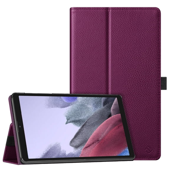 Fintie Folio Case for Samsung Galaxy Tab A7 Lite 8.7 inch 2021 (SM-T220 / T225), Slim Fit Premium Vegan Leather Stand Cover, Purple