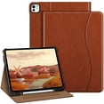 thumbnail image 1 of Fintie Folio Case for iPad Pro 13-inch (M4) 2024, Multi-Angle Viewing Protective Stand Cover with Pencil Holder & Pocket, Auto Sleep/Wake, Brown, 1 of 10