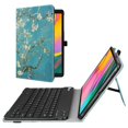 thumbnail image 1 of Fintie Folio Keyboard Case for Samsung Galaxy Tab A 10.1 2019 Model SM-T510/T515 Bluetooth Keyboard Cover, 1 of 7