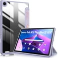 thumbnail image 1 of Fintie Hybrid Slim Case for Lenovo Tab M10 Plus (3rd Gen) 10.6" 2022, Shockproof Cover with Clear Transparent Back Shell for Lenovo Tab M10 Plus Gen 3 10.6" Tablet (Z-Lilac Marble), 1 of 9