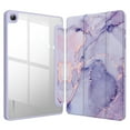 thumbnail image 1 of Fintie Case for Samsung Galaxy Tab A11+ Plus 11 Inch 2025/ A9+ Plus 2023, Hybrid Slim Shockproof Cover with Clear Transparent Back Shell, Auto Wake/Sleep, Lilac Marble, 1 of 9
