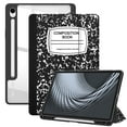 thumbnail image 1 of Fintie Hybrid Slim Case for Samsung Galaxy Tab S10 Lite/ S10 FE/ S9 FE 10.9 Inch/ S9 11 Inch with S Pen Holder, Shockproof Cover with Clear Transparent Back Shell, Auto Wake/Sleep, Composition Book, 1 of 9
