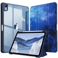 thumbnail image 1 of Fintie Hybrid Slim Case for iPad (A16) 11th Generation 11 Inch (2025), iPad 10th Generation 10.9 Inch (2022), with Clear Transparent Back, Starry Sky, 1 of 11