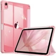 thumbnail image 1 of Fintie Hybrid Slim Case for iPad (A16) 11th Generation 11 Inch (2025), iPad 10th Generation 10.9 Inch (2022), with Clear Transparent Back, Light Pink, 1 of 9