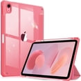 thumbnail image 1 of Fintie Hybrid Slim Case for iPad (A16) 11th Generation 11 Inch (2025), iPad 10th Generation 10.9 Inch (2022), with Clear Transparent Back, Pink, 1 of 11