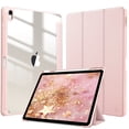 thumbnail image 1 of Fintie Hybrid Slim Case for iPad Air 13-inch M4/M3/M2 (2026/2025/2024) - Shockproof Cover with Clear Back Shell & Pencil Holder, Rose Gold, 1 of 10