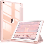 Fintie Hybrid Slim Case for iPad 6th Generation 2018 / 5th Gen 2017 / iPad Air 2 / iPad Air 1 (9.7 Inch) - Shockproof Cover with Clear Transparent Back Shell wi