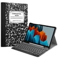 thumbnail image 1 of Fintie Keyboard Case for 11" Samsung Galaxy Tab S8 2022 /Tab S7 2020 Tablet with S Pen Holder, SM-X700/X706/T870/T875/T876, Slim Lightweight Cover w Detachable Bluetooth Keyboard, Composition, 1 of 5