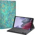 thumbnail image 1 of Fintie Keyboard Case for Samsung Galaxy Tab A7 Lite 8.7 Tablet SM-T220/T225/T227 2021, Slim Case Lightweight Stand Cover with Detachable Wireless Bluetooth Keyboard, Shades of Blue, 1 of 8