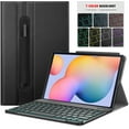 thumbnail image 1 of Fintie Keyboard Case for Samsung Galaxy Tab S6 Lite 10.4 Inch 2024/2022/2020, Fintie [Secure S Pen Holder] Slim Cover w/Detachable Wireless Bluetooth Keyboard, 7 Color Backlight, 1 of 8