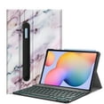 thumbnail image 1 of Fintie Keyboard Case for Samsung Galaxy Tab S6 Lite 10.4 Inch 2024/2022/2020, Fintie [Secure S Pen Holder] Slim Cover w/Detachable Wireless Bluetooth Keyboard, 7 Color Backlight, 1 of 8