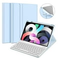 thumbnail image 1 of Fintie Keyboard Case for iPad Air 11-inch M2 (2024), iPad Air 5th Generation (2022) / iPad Air 4th Gen 10.9" - Soft TPU Back Cover with Magnetically Detachable Wireless Bluetooth Keyboard, 1 of 11