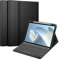 thumbnail image 1 of Fintie Keyboard Case for iPad Pro 11-inch M4 Chip (2024 Model) -  Magnetically Detachable Wireless Bluetooth Keyboard, Protective Soft TPU Back Stand Cover with Pencil Holder, Black, 1 of 10
