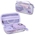 thumbnail image 1 of Fintie Kids Camera Case Compatible with ESOXOFFORE, MINIBEAR, Dylanto, WEEFUN and More Instant Camera for Kids Digital Video Cameras, Hard Carrying Bag with Inner Pocket, Lilac Marble, 1 of 7