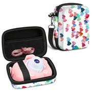Fintie Kids Camera Case Compatible with Goopow/Seckton/Dylanto/Mgaolo/Masterbee/CIMELR/Desuccus Kids Camera Toys, Children Digital Video Camera Carrying Bag, Birthday Festival Gift