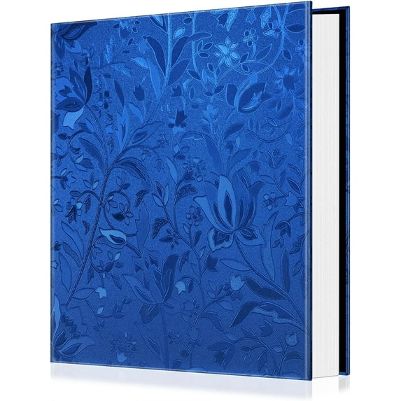 Fintie Large Ocean Marble Memory Photo Album with Premium Vegan Leather Cover 4" x 6" Photos, Blue