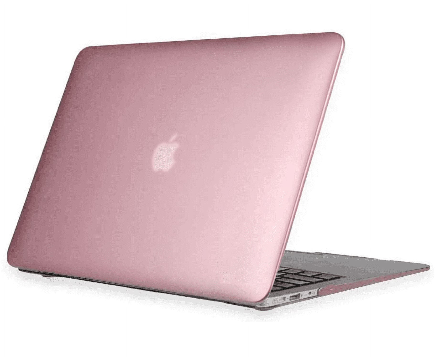 Fintie MacBook Air 13.3 Case (A1466 / A1369) - Snap On Hard Shell  Protective Cover, Rose Gold 