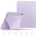 thumbnail image 1 of Fintie Magnetic Stand Case for Samsung Galaxy Tab S10 Lite/ S10 FE/ S9 FE 5G 10.9 Inch/Tab S9 11 Inch, Multi-Angle Viewing Rugged Soft TPU Back Cover with S Pen Holder, Auto Wake/Sleep, Purple, 1 of 8