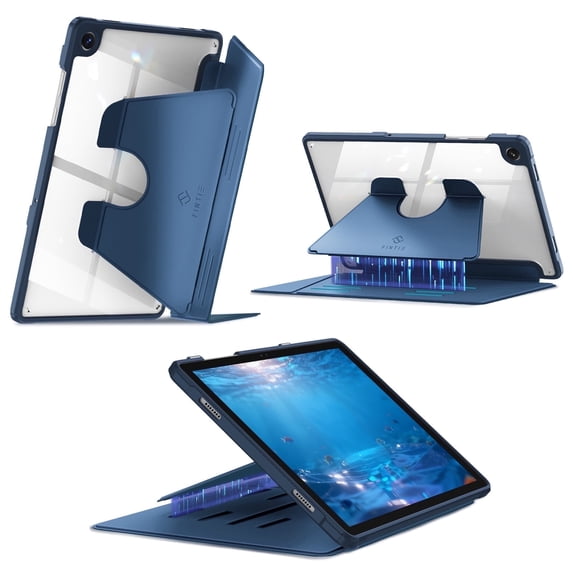 Fintie Magnetic Stand Case for Samsung Galaxy Tab A11+ Plus 2025/ A9+ Plus 11 Inch 2023, Multi-Angle Viewing Clear Cover, ,Magnetic Ultra-Stable, Navy