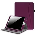 thumbnail image 1 of Fintie Multi-Angle Viewing Case for iPad 6th / 5th Generation (2018/2017 Release), iPad Air 2 / iPad Air 1 (9.7 Inch) - Premium PU Leather Cover with Pocket, Purple, 1 of 7