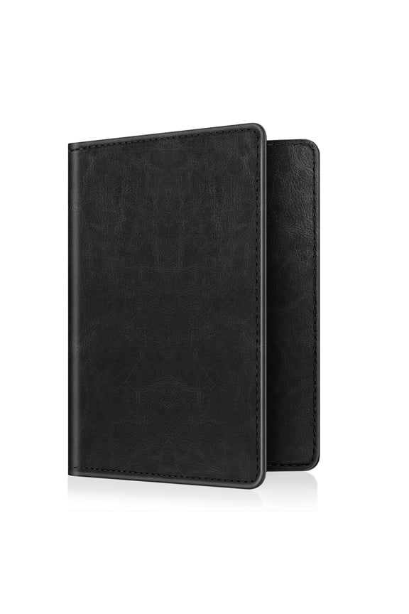 Passport Holder Travel Wallet RFID Blocking Case Cover - Securely Holds Passport, Boarding Passes