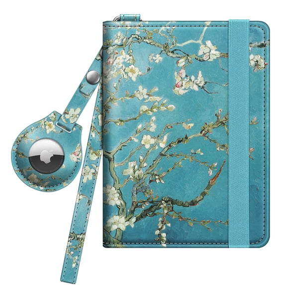 Fintie Passport Holder with Airtag Holder, RFID-Blocking Slim Travel Wallet with Passport and Card Slots for Women/Men