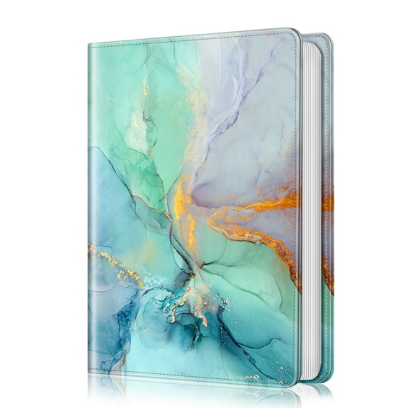 Fintie Photo Album 4x6 Photos - 112 Photos Premium Vegan Leather Cover with Snap Fastener, Portable Wallet Photo Albums, Constellation