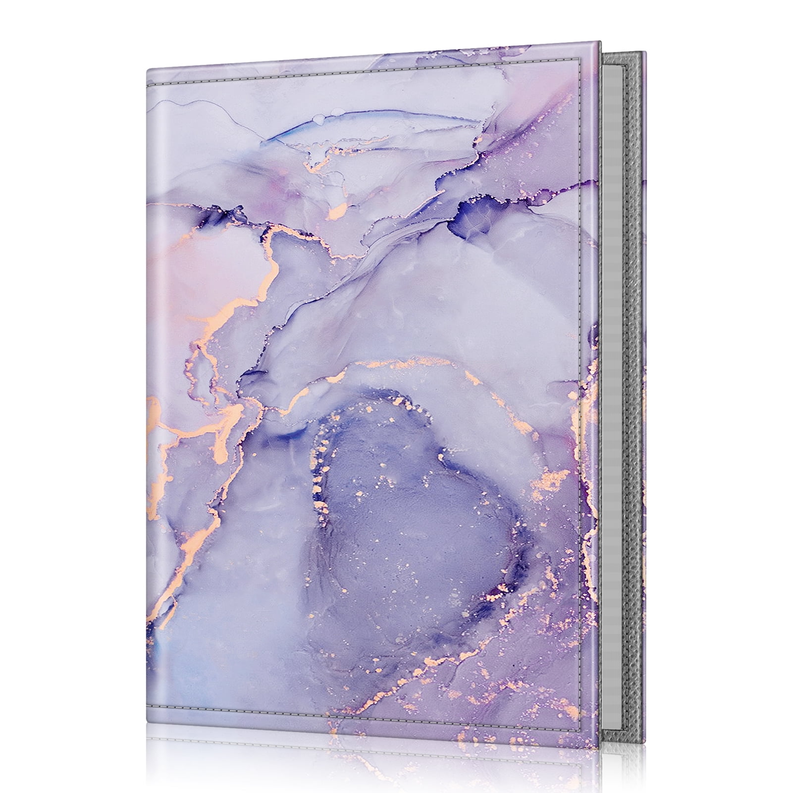 Lilac Marble Premium Vegan Leather Wedding Photo Album