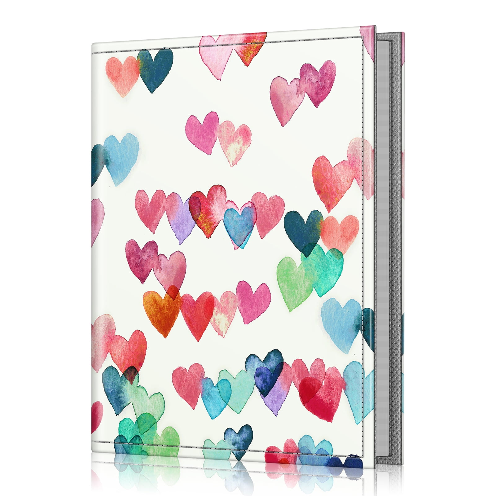Raining Hearts Premium Vegan Leather Wedding Photo Album