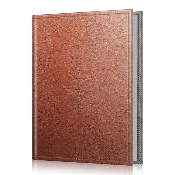 Fintie Photo Album 4x6 Photos, 52 Photos Small Mini Capacity Premium Vegan Leather Cover Photo Album, Portable Wallet Photo Album for Family Wedding Boys Girls, Vintage Brown