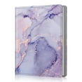 thumbnail image 1 of Fintie Photo Album 5x7 Photos - 52 Photos Small Mini Capacity Premium Vegan Leather Cover Photo Book, Portable Wallet Photo Album for Wedding Family Boys Girls Art Work, Lilac Marble, 1 of 7