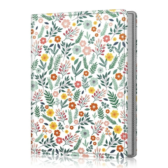 Fintie Photo Album 5x7 Photos - 52 Photos Small Mini Capacity Premium Vegan Leather Cover Photo Book, Portable Wallet Photo Album for Wedding Family Boys Girls Art Work, Spring