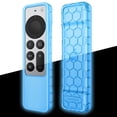 thumbnail image 1 of Fintie Protective Case For Apple TV Siri Remote 2021 - Honey Comb Lightweight Anti Slip Shockproof Silicone Cover For Apple TV 4K / HD Siri Remote Controller (2nd Generation), 1 of 8