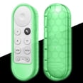 thumbnail image 1 of Fintie Protective Case for Chromecast with Google TV HD 2022 / 4K 2020 Voice Remote - CaseBot Lightweight Anti-Slip Shockproof Silicone Cover for Chromecast Voice Remote Controller, Green Glow, 1 of 8