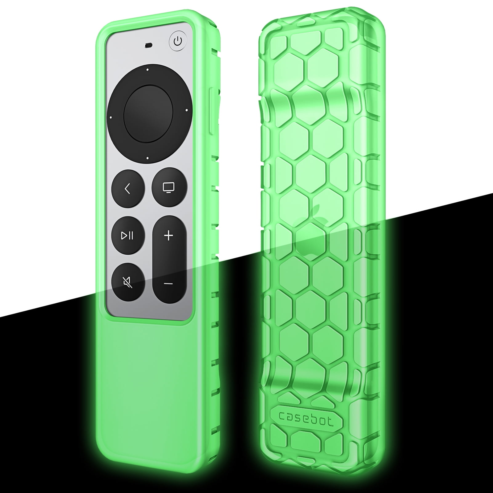 Silicone Remote Case for Apple TV 4K 2021 Remote Control Protective Cover  Shockproof Remote Shell - Luminous Wholesale