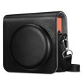 thumbnail image 1 of Fintie Protective Case for Fujifilm Instax Square SQ40 / SQ1 Instant Camera - Premium Vegan Leather Bag Cover with Removable Adjustable Strap, Vintage Black, 1 of 9