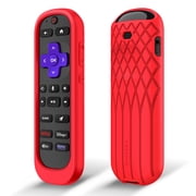 Fintie Protective Case for Roku Voice Remote Pro (2nd Edition), CaseBot Lightweight Anti Slip Kids-Friendly Shockproof Silicone Remote Cover for Roku Ultra 2024