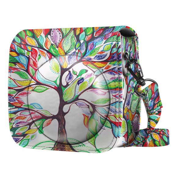 Fintie Protective Case for Fujifilm Instax Mini 8 Mini 8+ Mini 9 Instant Camera - Vegan Leather Bag Cover with Strap