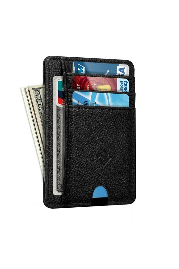 RFID Credit Card Holder Minimalist Card Cases & Money Organizers Front Pocket Wallet for Men & Women