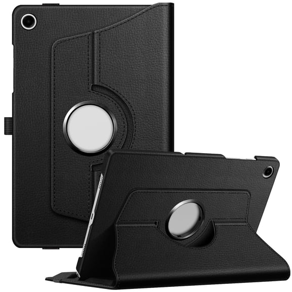 Fintie Rotating Case for Samsung Galaxy Tab A11+ Plus 11 Inch 2025/ A9+ Plus 2023, 360 Degree Swiveling Stand Protective Cover with Auto Sleep/Wake, Black