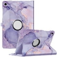 thumbnail image 1 of Fintie Rotating Case for  Samsung Galaxy Tab A11+ Plus 11 Inch 2025/ A9+ Plus 2023, 360 Degree Swiveling Stand Protective Cover with Auto Sleep/Wake, Lilac Marble, 1 of 12