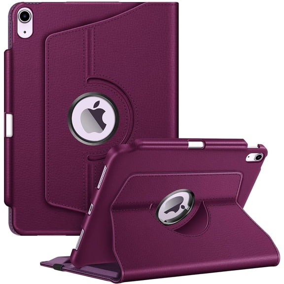 Fintie Rotating Case for iPad Air 13-inch (M4) 2026, (M3) 2025, (M2) 2024 - 360 Degree Rotating Protective Stand Cover with Pencil Holder, Purple