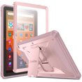 thumbnail image 1 of Fintie Shockproof Case for Fire HD 10 Tablet (13th Generation 10.1", 2023 Release), [Tuatara] Protective Case with Foldable Stand and Built-in Screen Protector, Light Pink, 1 of 11