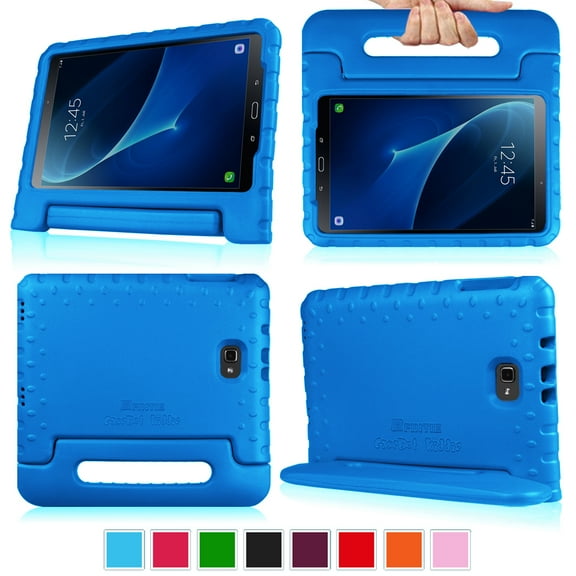 Fintie Shockproof Case for Samsung Galaxy Tab A 10.1 (2016 NO S Pen Version), Light Weight Convertible Handle Stand Kids Friendly Cover for Samsung Galaxy Tab A 10.1 Inch (SM-T580/T585/T587)，Blue