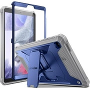 Fintie Shockproof Case for Samsung Galaxy Tab A7 Lite 8.7 inch 2021 Model (SM-T220/T225/T227), Tuatara Rugged Unibody Hybrid Full Protective Bumper Kickstand Cover w/Built-in Screen Protector, Navy