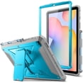 thumbnail image 1 of Fintie Shockproof Case for Samsung Galaxy Tab S6 Lite 10.4 Inch 2024/2022/2020, Tuatara Rugged Unibody Hybrid Full Protective Bumper Kickstand Cover with Built-in Screen Protector, Sky Blue, 1 of 9